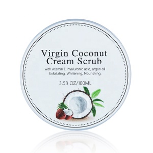 wholesale private label coconut milk face and body scrub