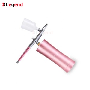 Wireless cosmetic compressor mini portable facial oxygen jet  cordless makeup airbrush