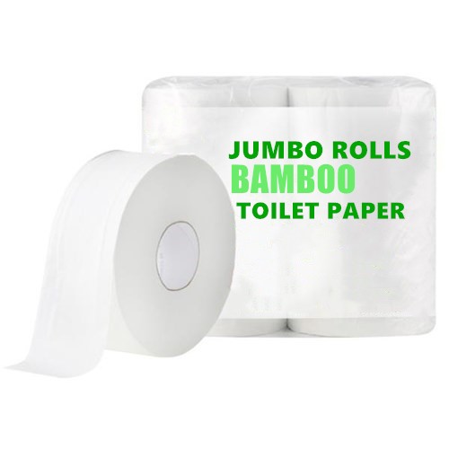 Bamboo Toilet Paper Mini Jumbo Rolls