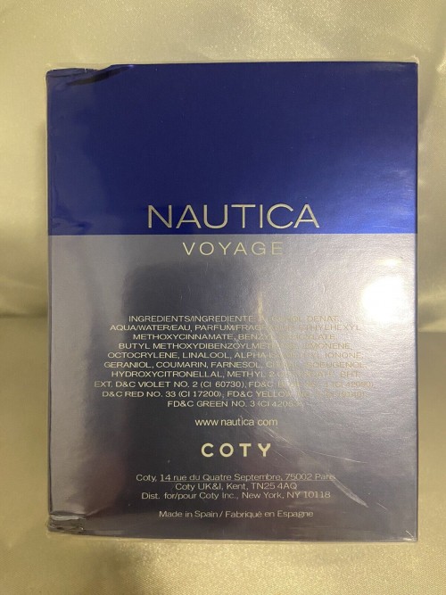 Nautica Voyage Eau de Toilette 3.3 fl oz Apple, Cedarwood, Mimosa, Men's Fragrance