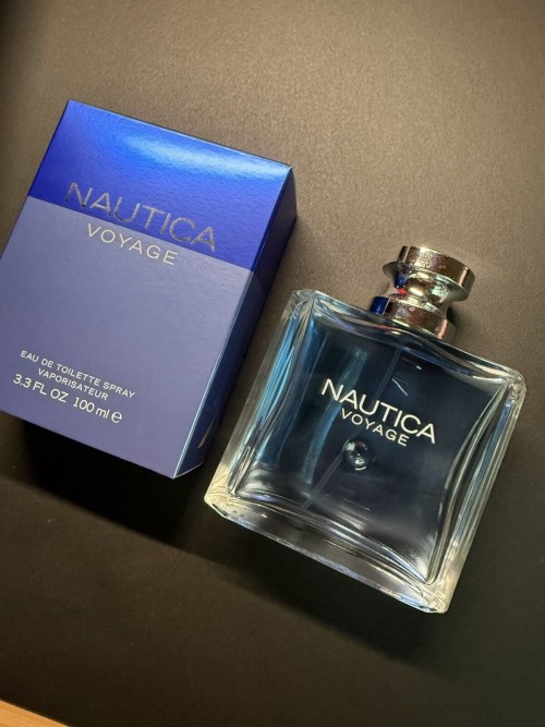 Nautica Voyage Eau de Toilette 3.3 fl oz Apple, Cedarwood, Mimosa, Men's Fragrance