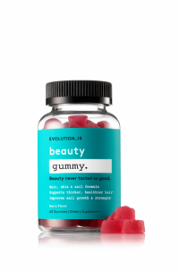 EVOLUTION_18 Beauty Hair and Nail Growth Gummy with Biotin and Keratin, Berry, 30 Servings