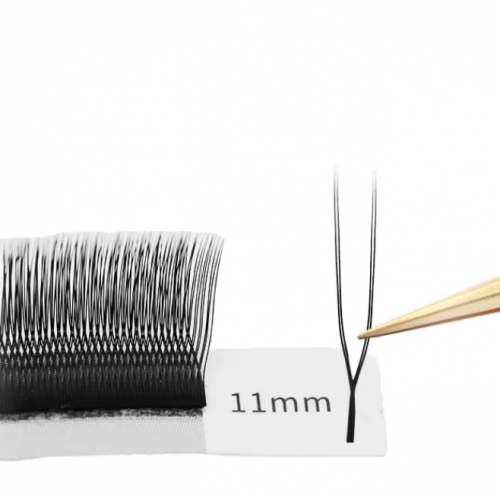 2025 New Style 0.07 mm YY Lashes with U-Shape U Clover Lash Private Custom Cruel Label False Eyelashes Easy Lash Extension Tray