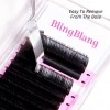 BlingBlang Classic 25mm Individual Natural False Eyelashes 3D B C CC D DD Curl Eyelash Extension Supplies
