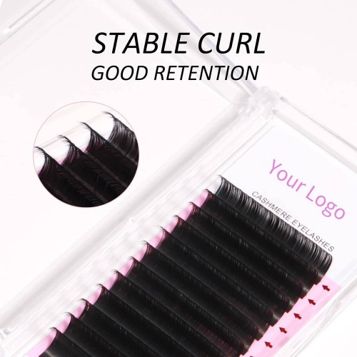 BlingBlang Classic 25mm Individual Natural False Eyelashes 3D B C CC D DD Curl Eyelash Extension Supplies