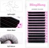 BlingBlang Classic 25mm Individual Natural False Eyelashes 3D B C CC D DD Curl Eyelash Extension Supplies