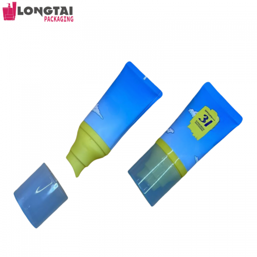 sunscreen cream lotion airless pump packaging tubes