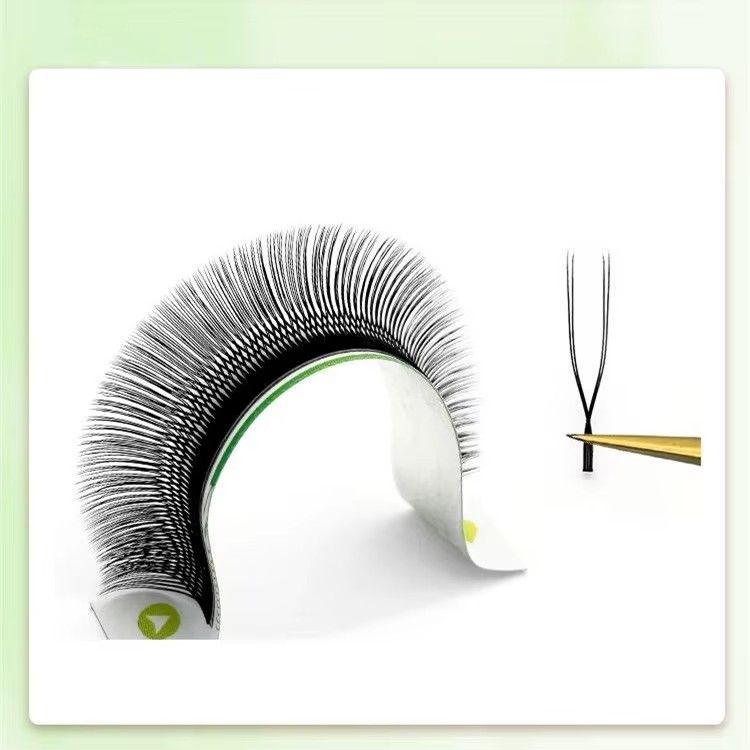 2025 New Style 0.07 mm YY Lashes with U-Shape U Clover Lash Private Custom Cruel Label False Eyelashes Easy Lash Extension Tray