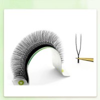 2025 New Style 0.07 mm YY Lashes with U-Shape U Clover Lash Private Custom Cruel Label False Eyelashes Easy Lash Extension Tray
