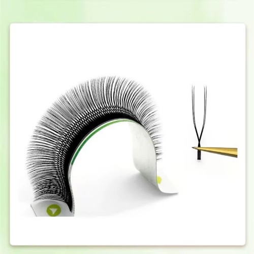 2025 New Style 0.07 mm YY Lashes with U-Shape U Clover Lash Private Custom Cruel Label False Eyelashes Easy Lash Extension Tray
