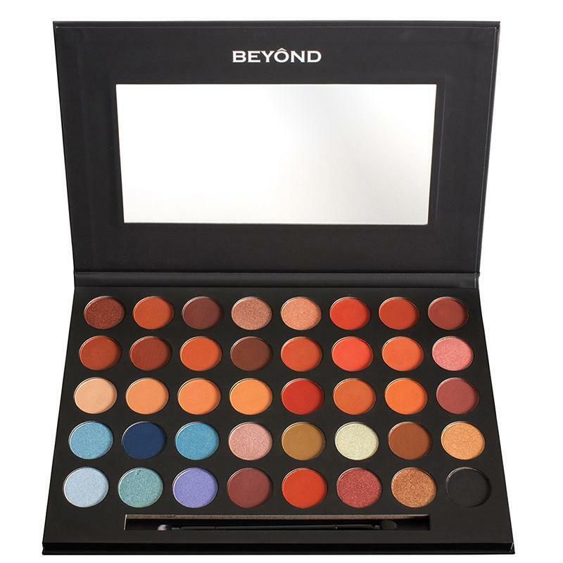 Highly Pigmented Eye Makeup Palette, Matte Shimmer Metallic Eyeshadow Pallet