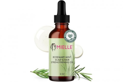 Verified Seller Mielle Organics Rosemary & Mint Hair Oil - Strengthening Biotin Oil Infused Frizzy & Damaged Hair Care