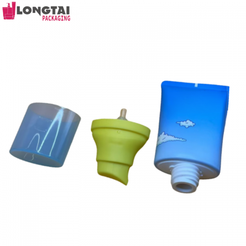sunscreen cream lotion airless pump packaging tubes