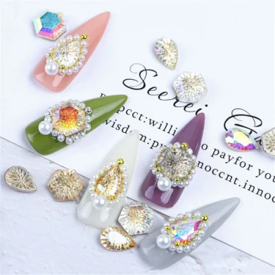 10 Styles Colorful Nail Art Crystal Stone Decoration/Accessory for Nail Beuty Designer