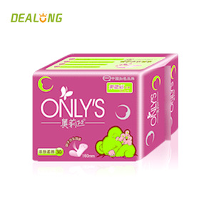 155 160 180 190 female panty liners manufacturer in China