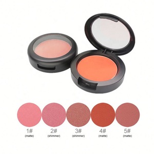 2019 Face Make Up private label blush single colors matte cardboard blusher