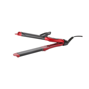 2in1 Hair crimper straightener and curling iron