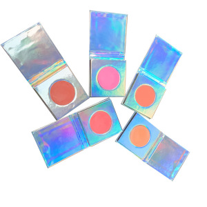 5 colors private label blush face powder no logo blush blusher makeup single blush palette concealer