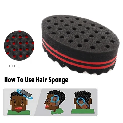 African Magic Barber Sponge Hair Brush Hair Dreads Sponge Brush