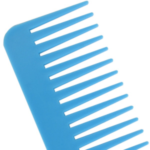 Amazon hot sale professional hair massage comb wide tooth hair comb plastic