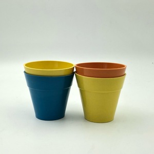 Bamboo fiber biodegradable flower pot