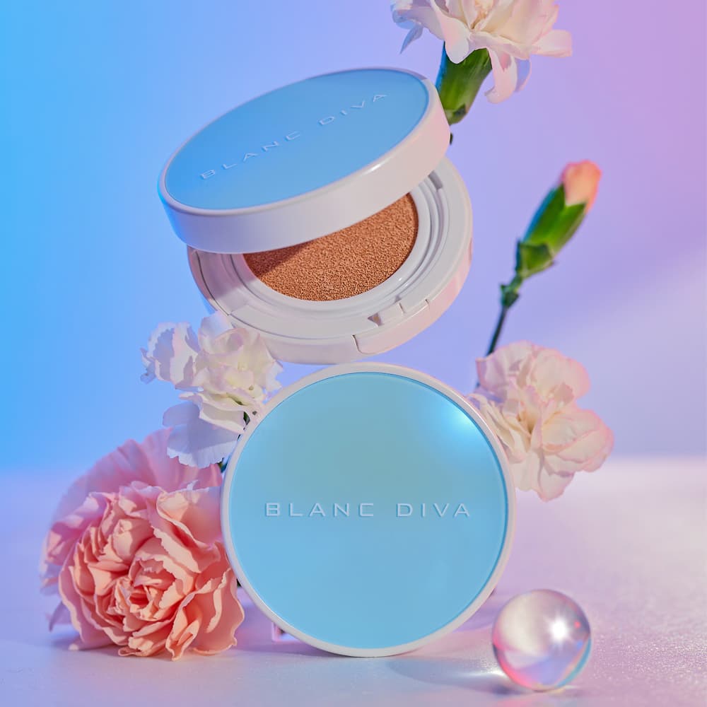 BLANC DIVA WATER VELVET CUSHION
