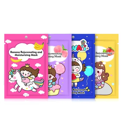 Cartoon Fruit Plant Extract Mask Hydrating Moisturizing Moist Mask Spot Wholesale