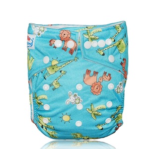 Cartoon Pprinted Modern Baby Pocket Cloth Diaper/Cloth Nappy