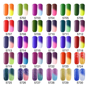 China factory soak off thermal cold Temperature change uv pro Gel Nail Polish lacquer supplies