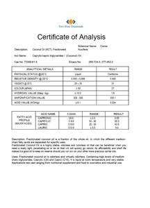 COA 16oz Fractionated Coconut Oil MCT Carrier Expeller Pressed Refined Pure Essential Oil Cocos Nucifera Odorless Clear
