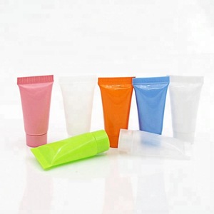 Custom colorful cosmetic packaging soft empty bb hand cream eco-friendly plastic cosmetic tube