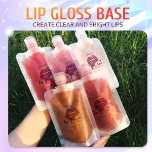 Custom Moisturize Shiny Makeup Colorful DIY Lipgloss Clear Glitter Lip Gloss Base