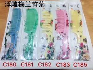 Factory Wholesale plastic comb and wide tooth hair comb