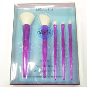 Fashion Travel Brushes Set Cosmetics Tool Kits 5 Pieces Makeup Brush Set