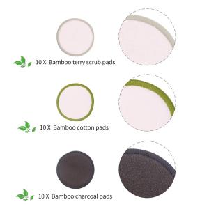 FREE SAMPLE  Rounds Reusable  Bamboo Organic Washable Cotton MakeUp Remover Pads