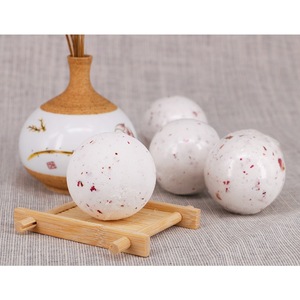 High essence oil Rose dry flower SPA bath fizzy/bombs whitening moisturizing romantic bath salt bubble OEM