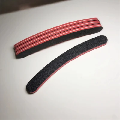 High Quality Curved Sponge Material Nail File for Girl NF