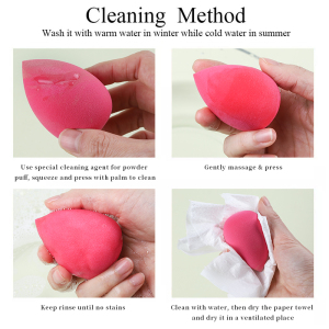 High Quality Free Samples Latex Free Beauty Sponge Makeup Blending Sponge