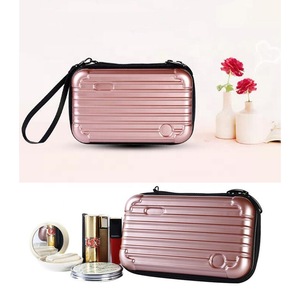 High Quality New Design Waterproof ABS Hard Cosmetic Bag Travel Toiletry Makeup Case