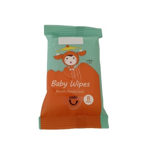 High quality private label organic competitive hand and face baby wet wipes with bag