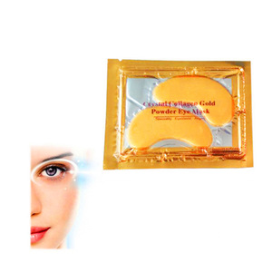 HODAF OEM Cosmetic 24k Gold Collagen Crystal Eye Patch Pad Eye Mask for Anti Aging, Anti Wrinkle made in China