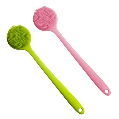 Hot Sell Long Handle Silicone Bath Brush Deep Cleaning Body Brush