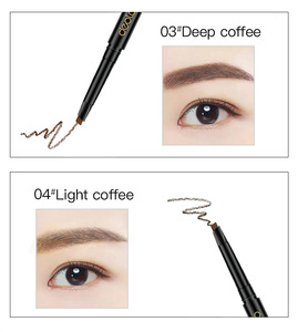 hot selling custom logo eyebrow pen waterproof eyebrow pencil with brush eyebrow kit