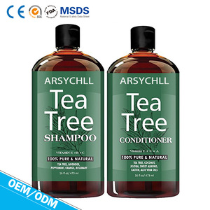 Hot selling OEMODM 100% pure & organic tea tree oil shampoo