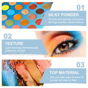 L96  Custom glitter  eye shadow make your own brand high pigment makeup eyeshadow palette