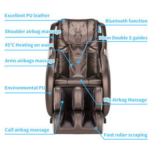 Latest luxury cheap 3d zero gravity shiatsu foot massage chair