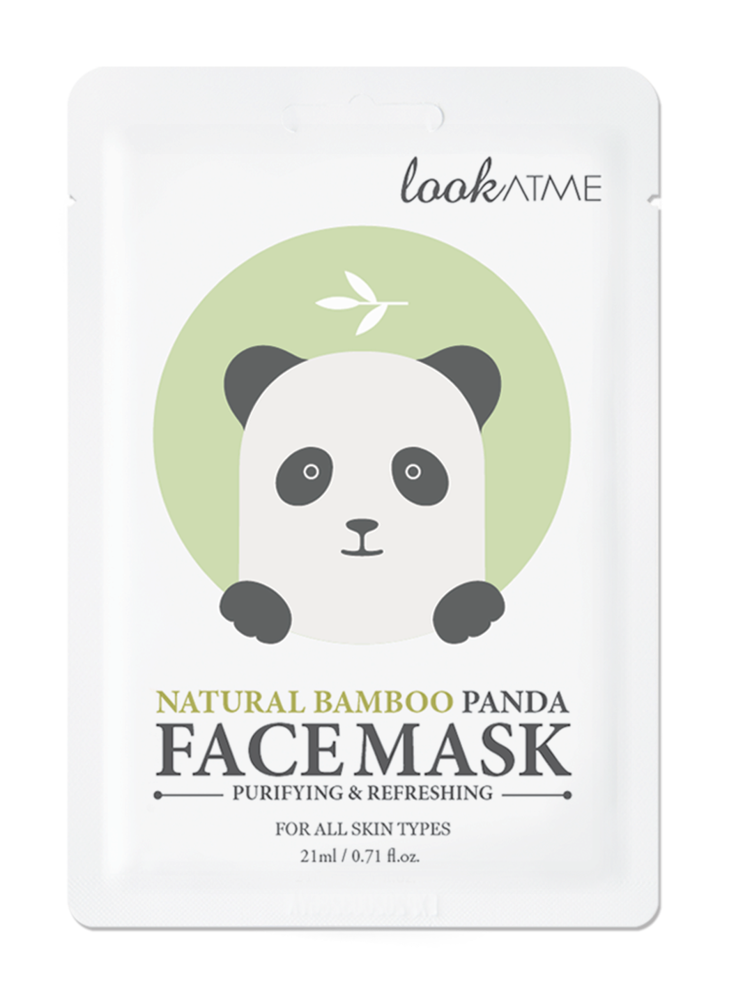 lookATME NATURAL BAMBOO PANDA FACE MASK