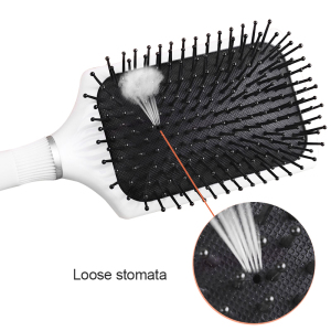 Masterlee Brand Wholesale Plastic Massage Frosted Hair Brush Plastic Bristle Hair Brush
