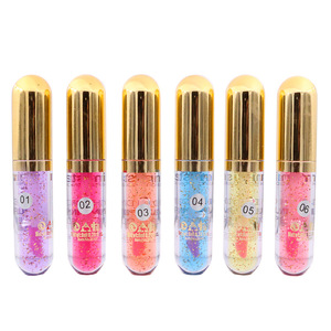 MINISTAR 24K Gold Lip Oil Moisturizing Nourishing Temperature Color Changing 3D Lip Plumping Lip Gloss