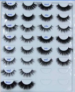 Natural False Eyelash 3D Hand-made Private Label Mink Eyelashes 3D Silk Lashes